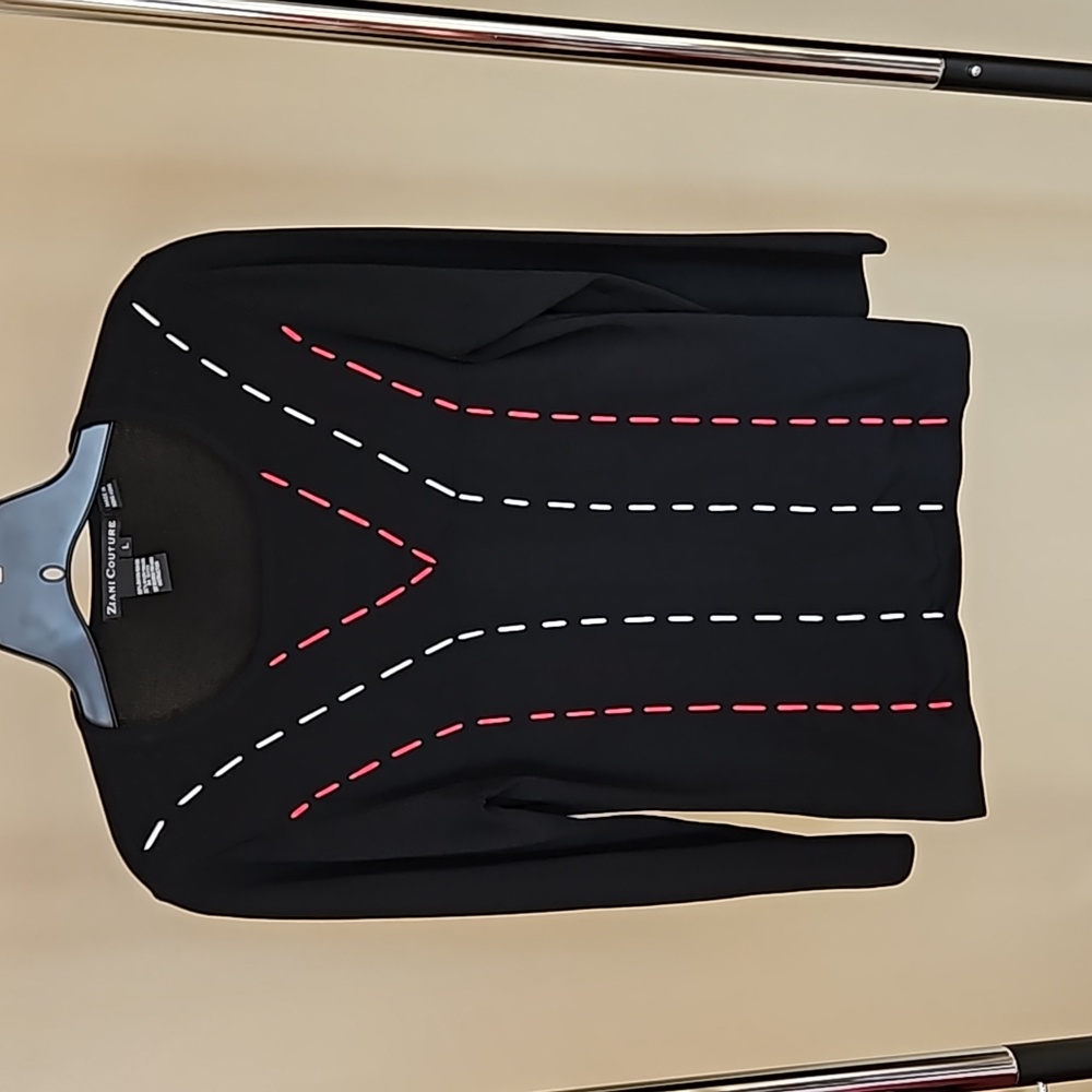 Ziani Couture 3/4 Sleeve Top